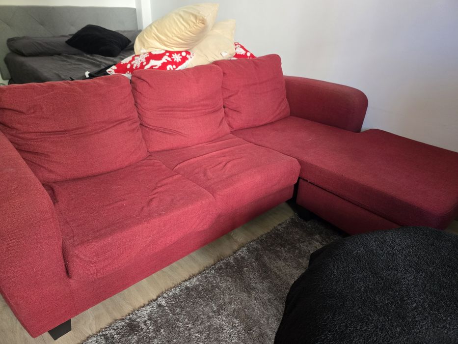Sofá 3 lugares com chaise-long