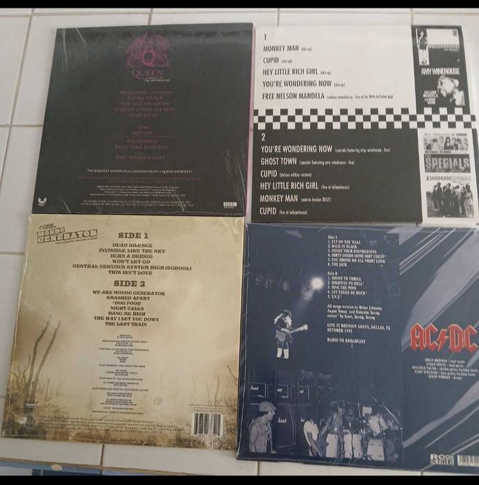 VINIL NOVO:
Queen - Amy Winehouse - Mondo Generator - AC/DC