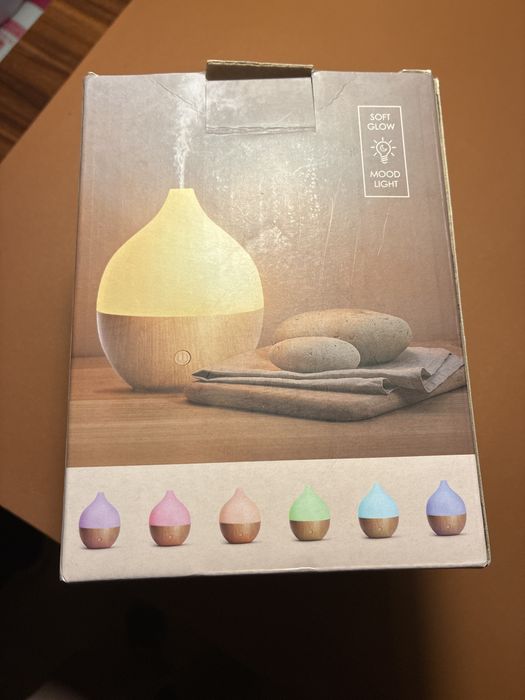 Difusor Ultrassónico Mini, Humidificador, Aromaterapia