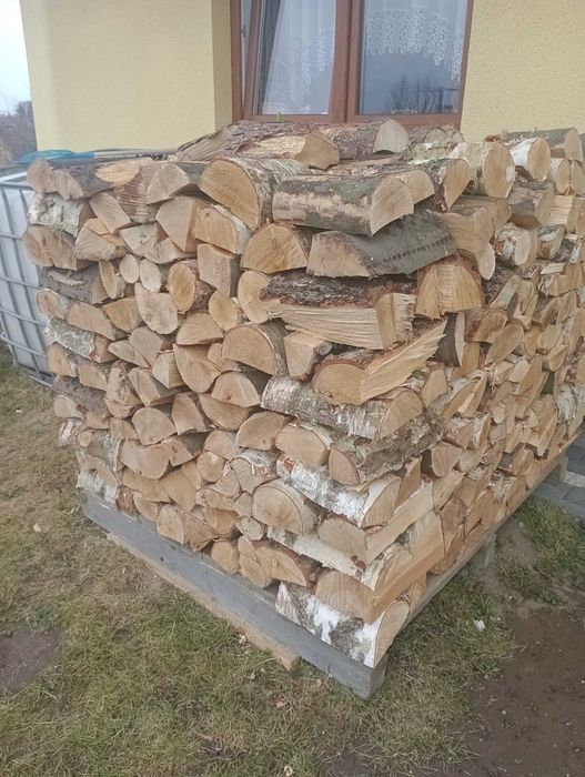 Drewno opałowe buk z brzozą