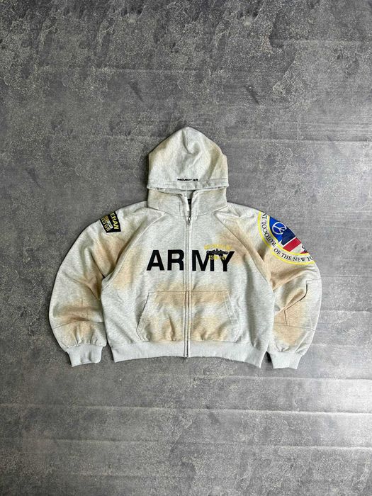 Project G/R GR Grailz hoodie кофта худи сіра худі grey distressed