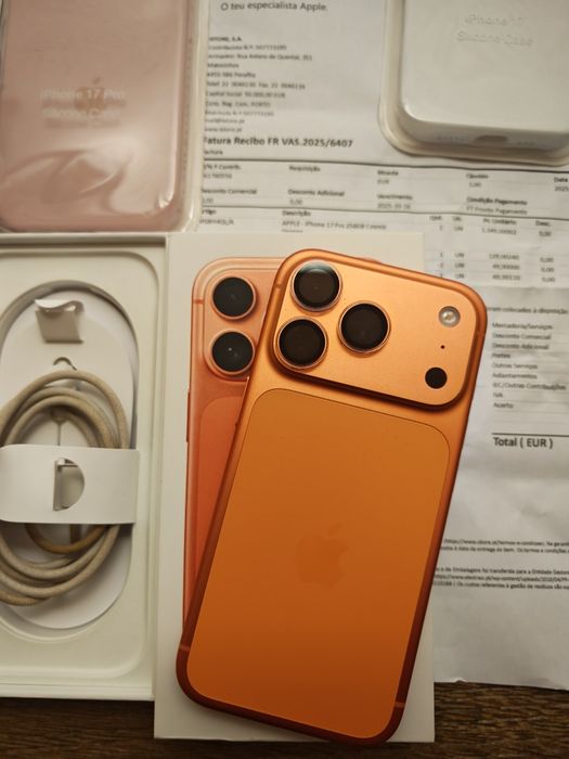 iPhone 17 Pro 6.3" 256GB Laranja Seminovo +Pluscare Aceito Retomas
