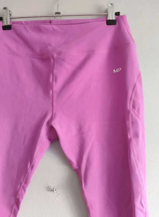 Różowe legginsy sportowe myprotein