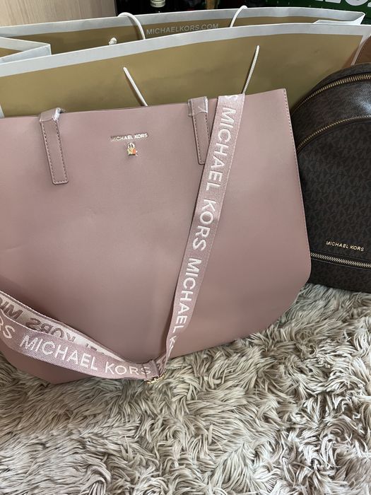 Michael Kors torba duża shopper szoper shopperka różowa