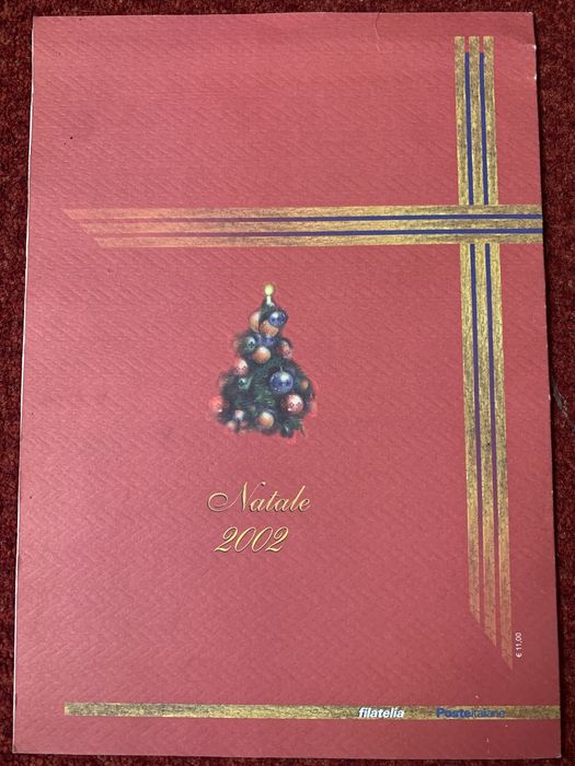 Буклет з марками. Італія. Natale 2002