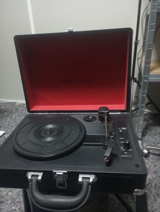 Gira discos tipo mala