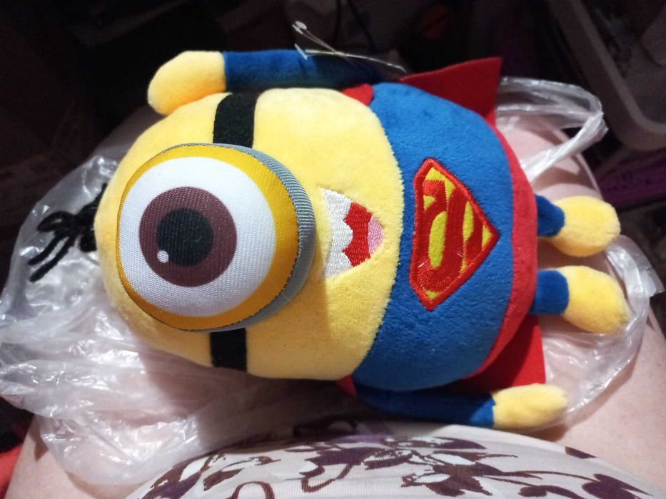 игрушка мягкая миньон гадкий я супер герой