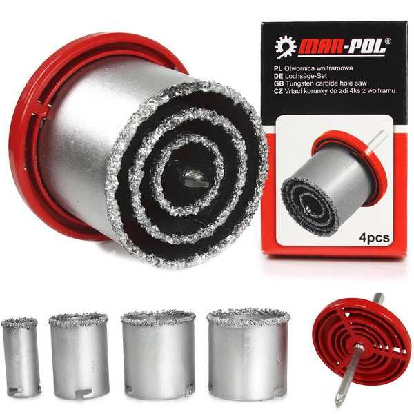 OTWORNICE DO PŁYTEK OTWORNICA 33-73MM Wiertła Wolframowe Ceramiki