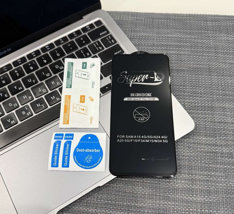 Защитное стекло самсунг а 15, а25, м34 и др модели samsung