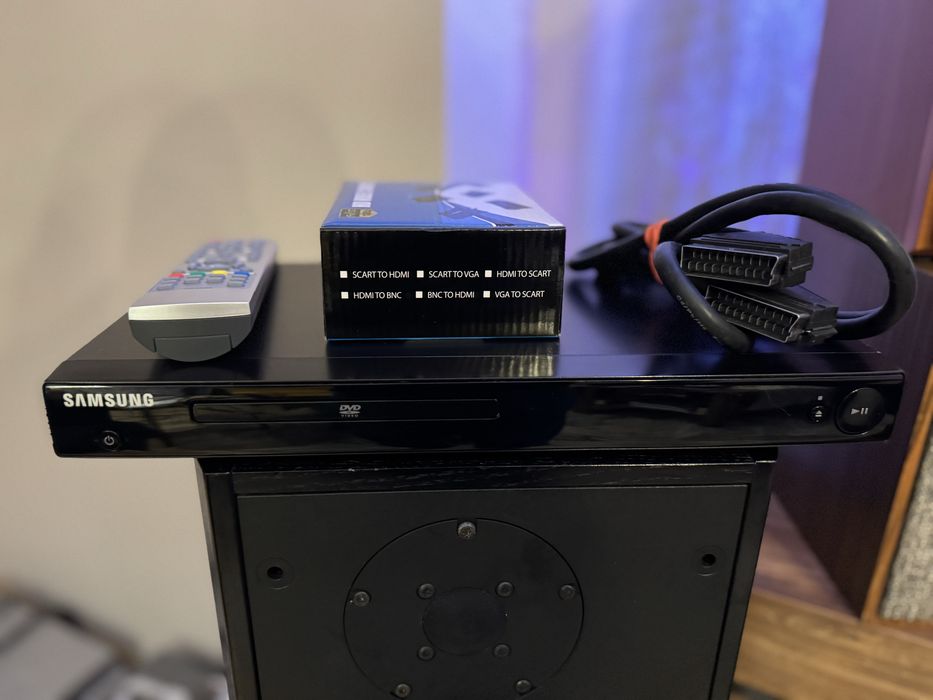 Odtwarzacz DVD Samsung DVD-P191 + pilot + podłączenie przez HDMI