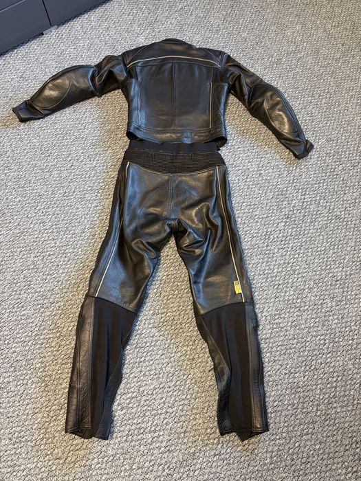 Жіночий шкіряний мото комбінезон Polo, р. S