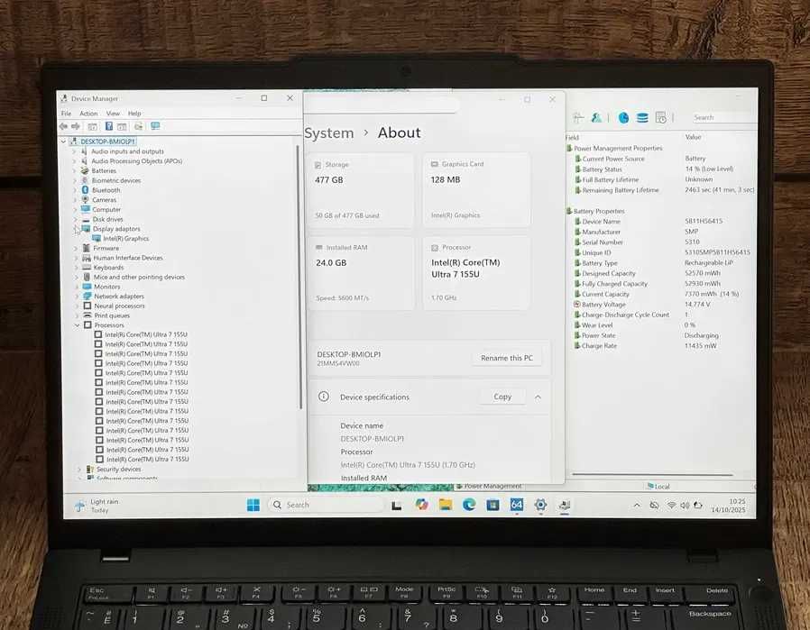 Ноутбук Lenovo T14 Gen5/Ultra7 155U/24/512/Новий!Магазин/Гарантія 22м!