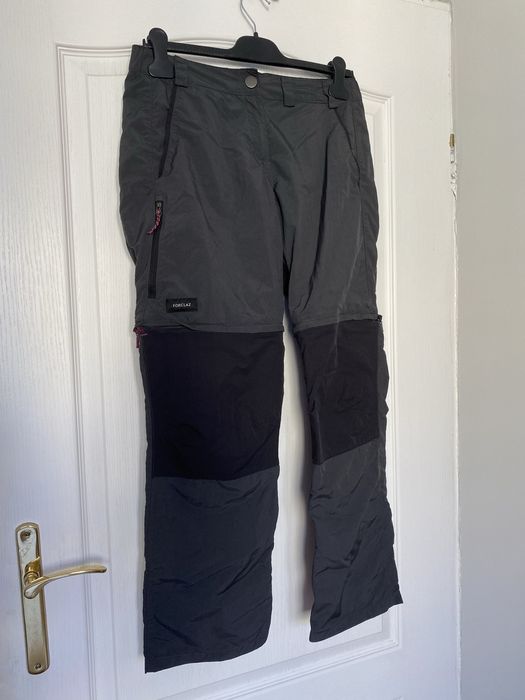 Spodnie trekkingowe, turystyczne 2w1 z odpinanymi nogawkami, Decathlon