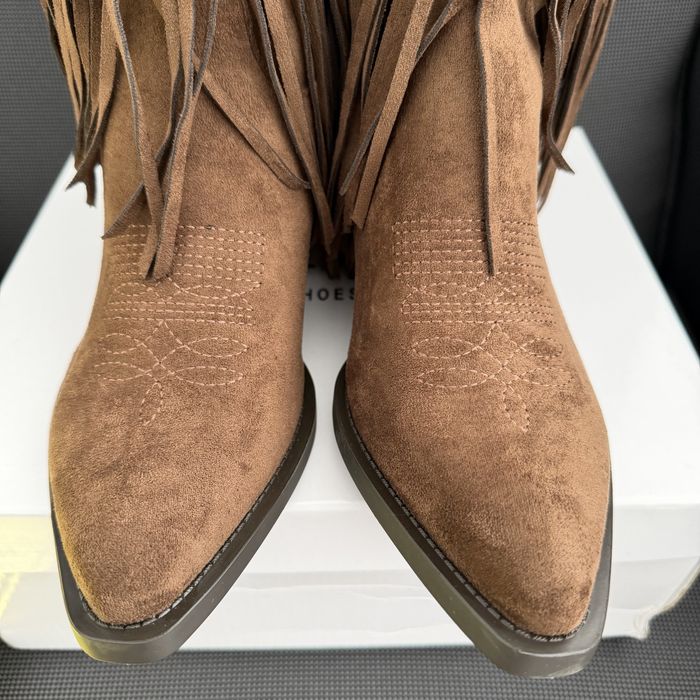 Botas texanas 37 castanhas novas