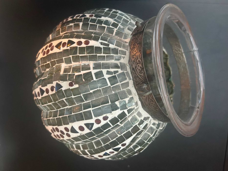 Cúpula / Lanterna Decorativa em Mosaico – Estilo Turco