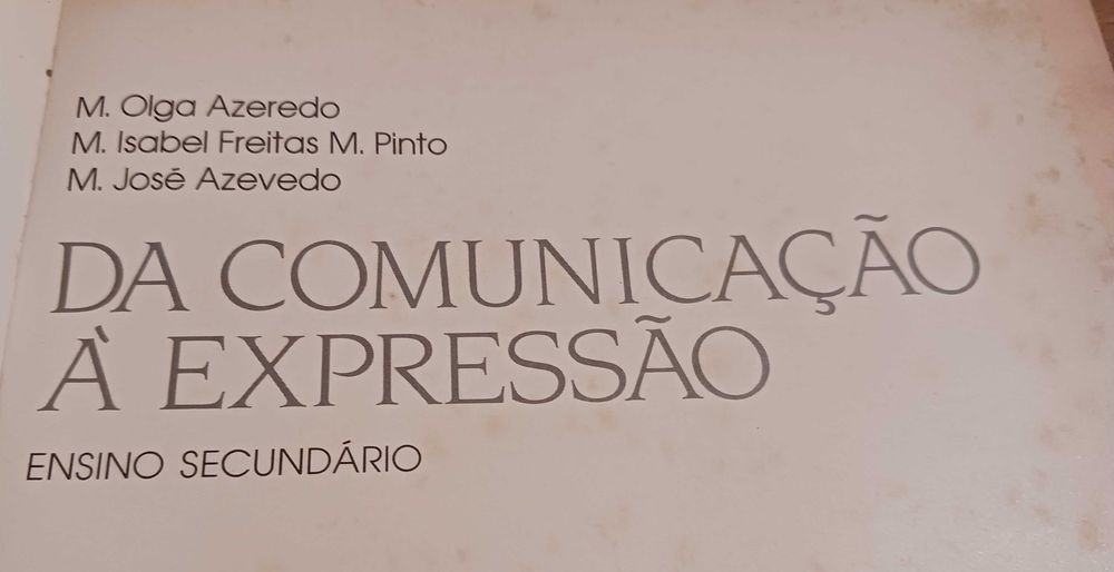 Livro de Gramática "Da Comunicação à Expressão"