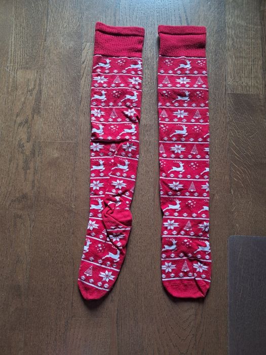 Świateczne zakolanówki