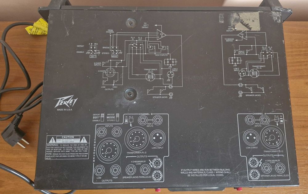 Підсилювач Peavey CS 400 Stereo Power Amplifier / Made in USA