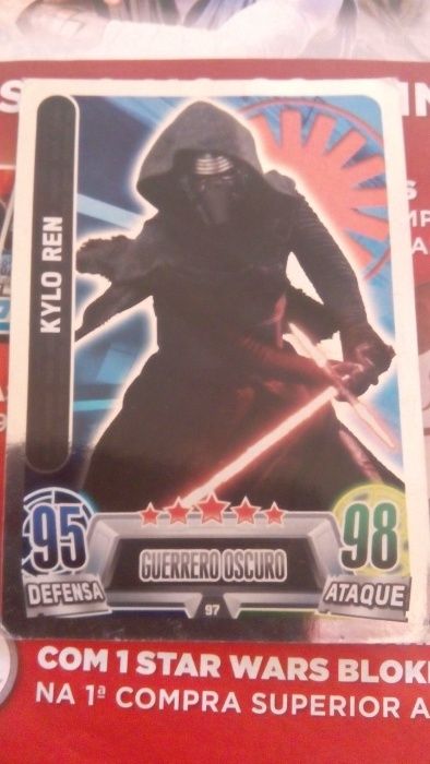 Carta StarWars kylo REN Espanhola N. 97