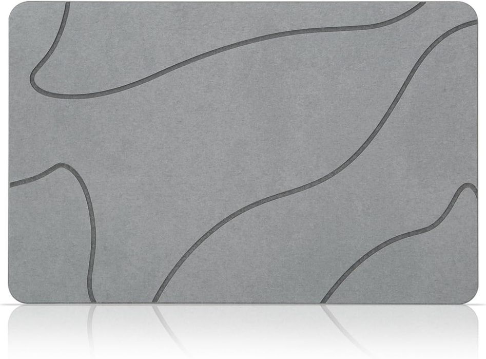 Mata Łazienkowa Ziemia Okrzemkowa Szybkoschnąca Antypoślizgowa 58x39 cm