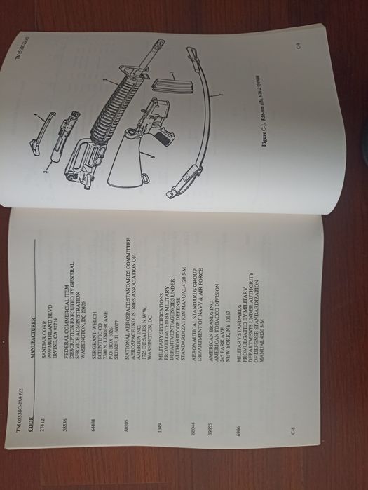 Livro manual carabina M16