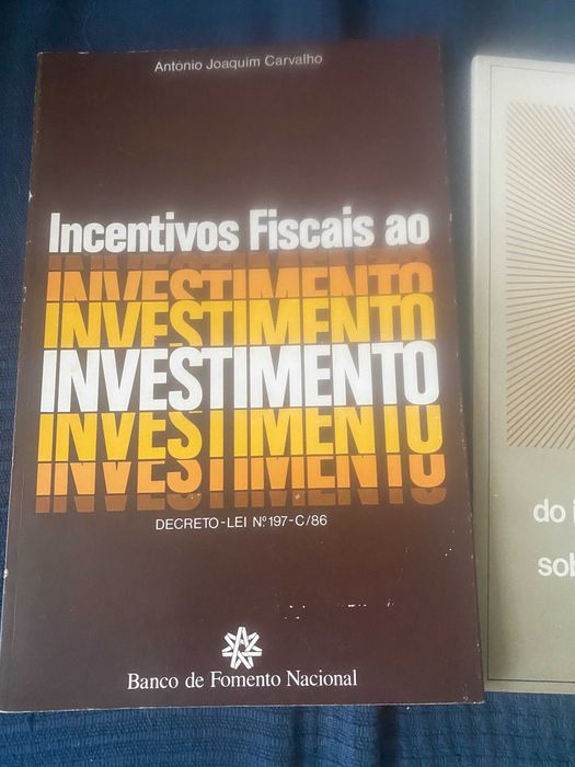 livro incentivos fiscais ao investimento