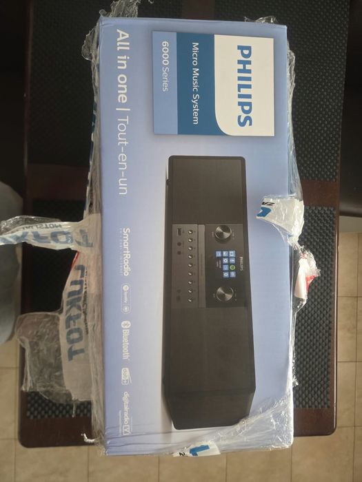 Philips TAM6805/10 – wieża 50W, Wi-Fi, Bluetooth, DAB+, FM
