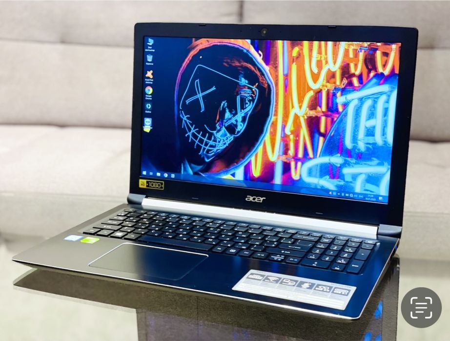 Acer Aspire 7/FHD/IPS/i5-7300HQ/3.5 GHz/16 ГБ/SSD 256/GTX 1050 /3ГБ