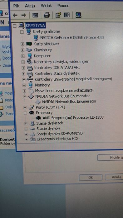Komputer stacjonarny retro Windows xp