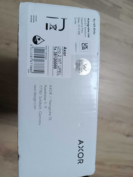 Axor Uno2 Samoczynna bateria umywalkowa podtynkowa 22,5 cm chrom