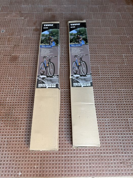 Barras THULE 530 para trasporte bicicletas em veiculos equipados