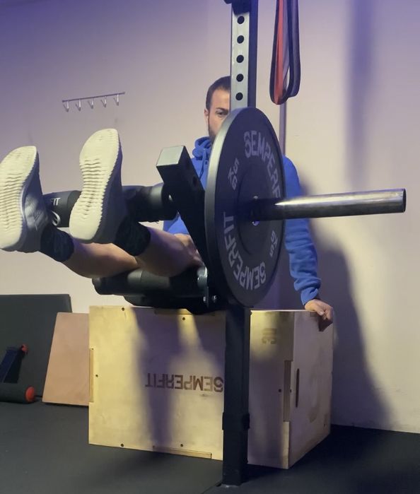 Vendo rack e acessorio de treino de pernas
