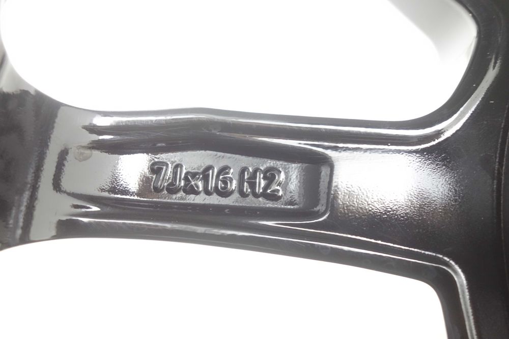 Alufelgi 16" 5x112 Audi A4 Bmw Series 1 2 Mercedes C E 124 Czarne 1086