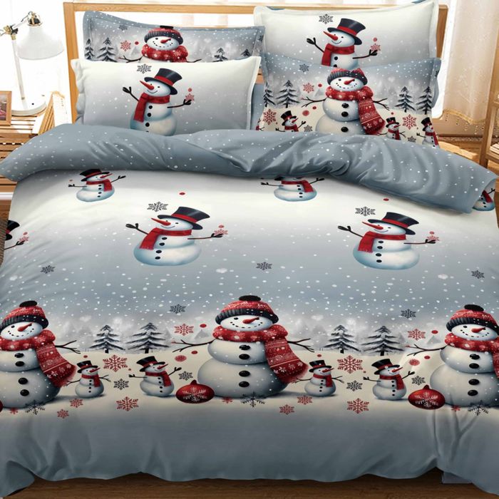 Новорічна постіль Фланель Байка Тепла Натуральна