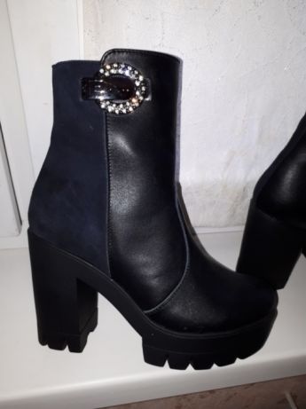 Ботинки натуральная кожа