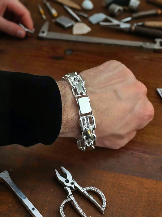 Срібний браслет 100г серебряный браслет серебро срібло браслети 925