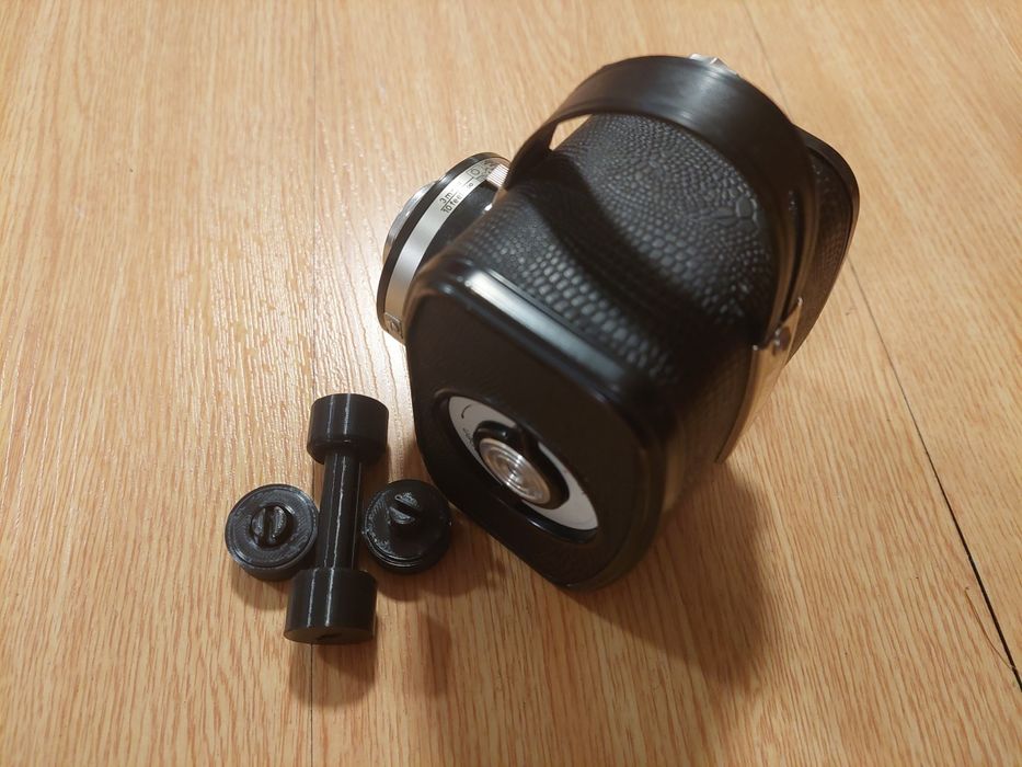 Camera fotográfica Agfa Clack com adaptador 120 35mm