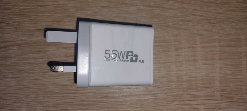 Szybka uniwersalna Ładowarka SIECIOWA 55W PD+QC 3.0 USB x3 + USB-C x3