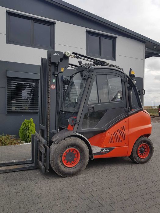 Wózek widłowy Linde H45T TERENOWY Kabina 4 sekcje H50 H40 H35 LPG
