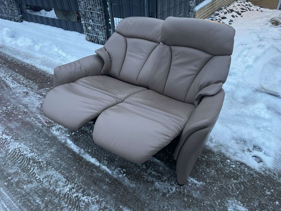 Диван натур кожа, комплект, кут, крісло, меблі з Європи. Доставка