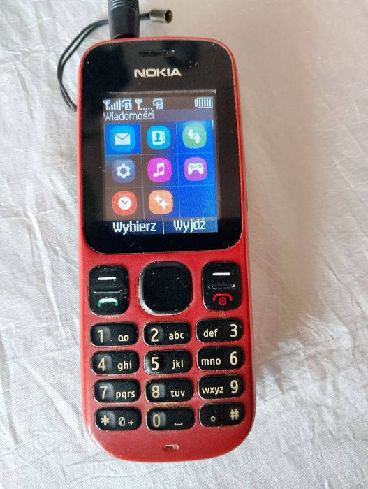NOKIA 101 DUAL SIM idealna dla seniora,bez simlocka, ładowarkaNokia,słuchawki gratis.