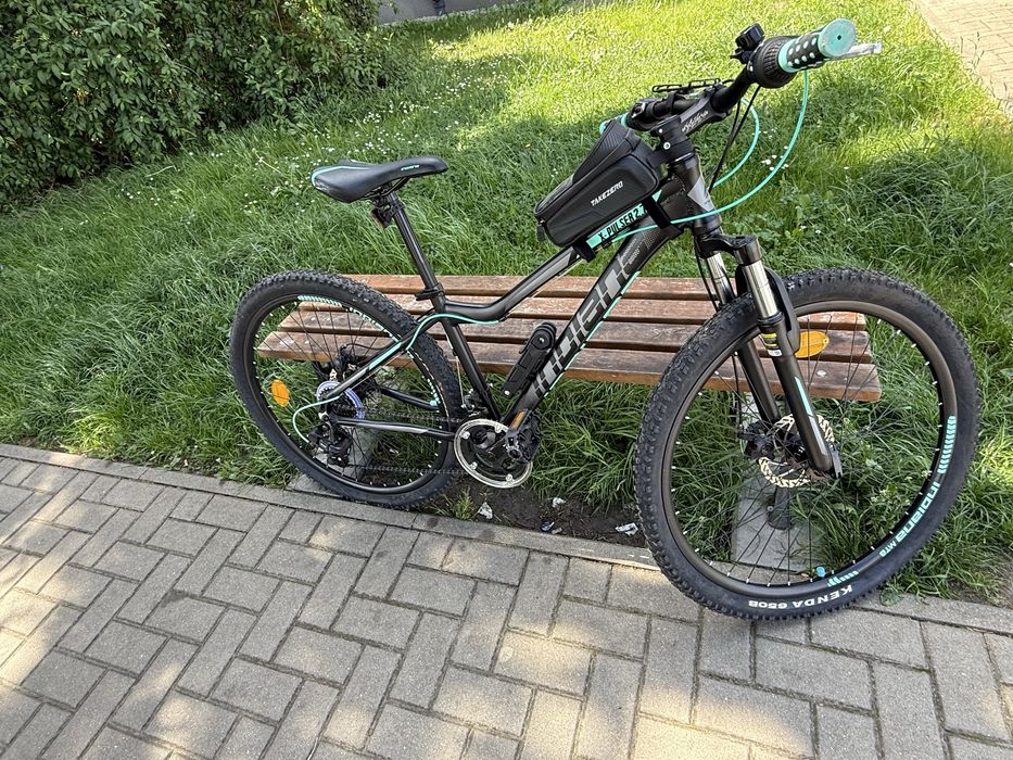 Rower górski INDIANA MTB czarno-miętowy27,5 cala