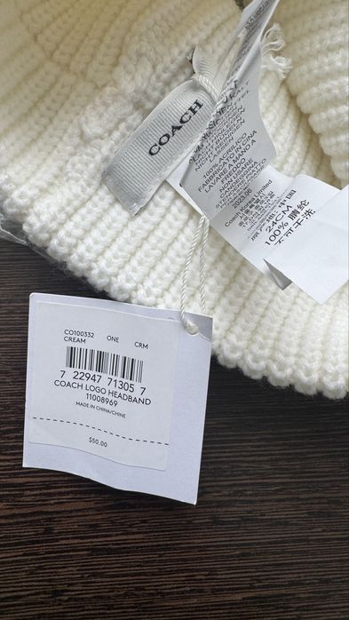 Повʼязка на голову Coach