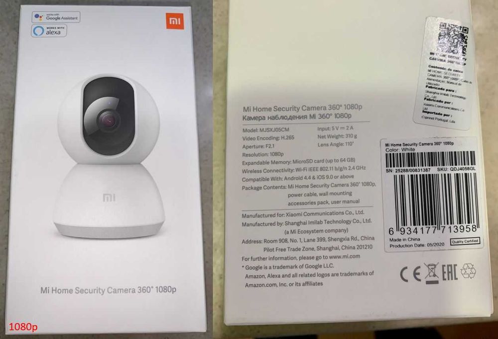 Xiaomi Mi Home Security Cameras 360º Beja • OLX Portugal