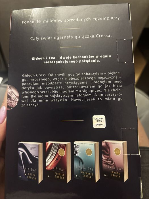 Pakiet książek Sylvii Day Wybór/Wyznanie/Płomień/Dotyk Crossa