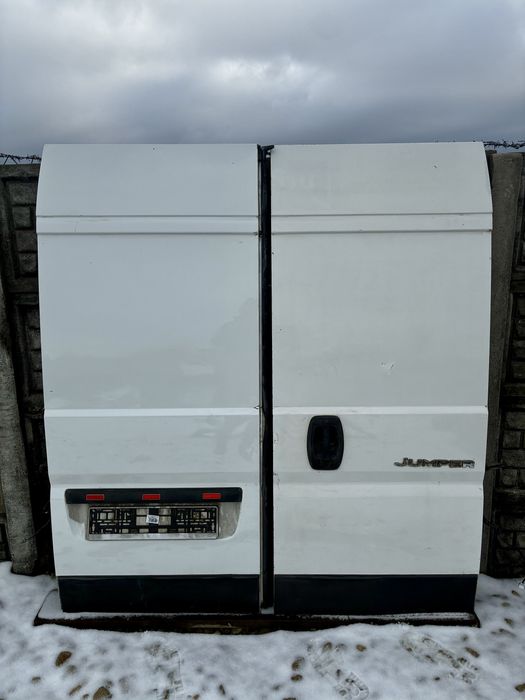 Drzwi tylne lewe prawe H2 Fiat Ducato 3 Jumper Boxer 06-25 biale 249