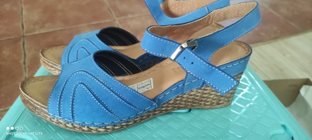 Nowe sandały na koturnie Giorgio Fabianni by BEST-BUT rozm. 40