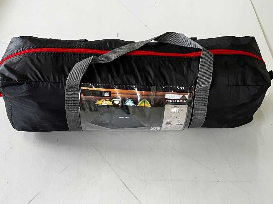 XXL Mocny Namiot Turystyczny Kempingowy High Peak Rodzinny 4 osobowy