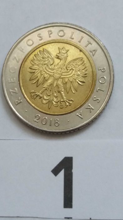 kD M272, 5 zł złoty 2018 destrukt polska stara moneta 100-lecie