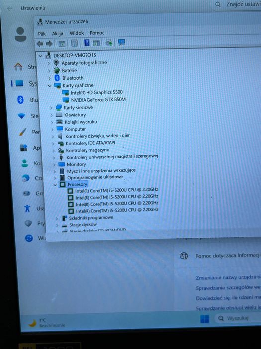 Laptop Acer Nitro i5 SSD nVidia GTX 4GB Win 11